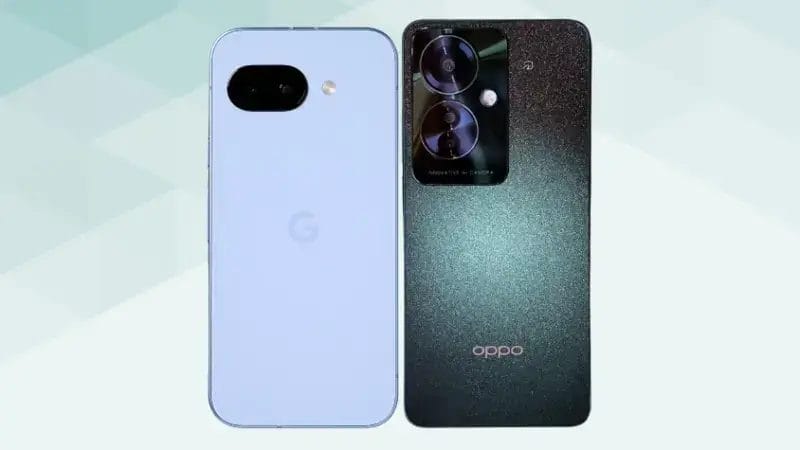 Google Pixel 9aとOPPO Reno11 Aの比較 比較 背面デザイン