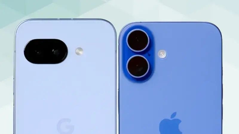 Google Pixel 9aとiPhone16の比較 カメラ