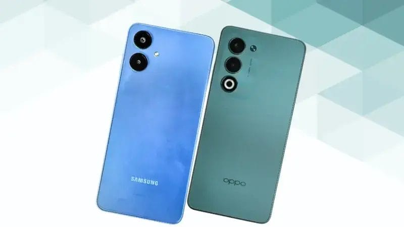 Galaxy A25 5GとOPPO A5 5Gの比較 背面デザイン