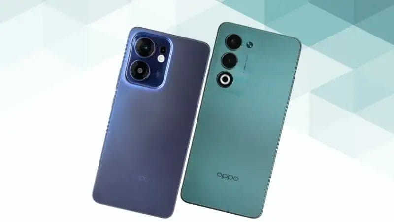 OPPO Reno13 Aと OPPO A5 5Gの比較 背面デザイン