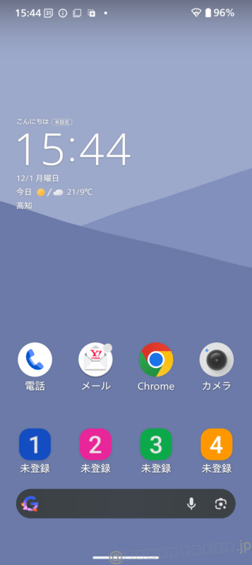 AQUOS wish5 レビュー
AQUOS wish5 ジュニアホームの画面