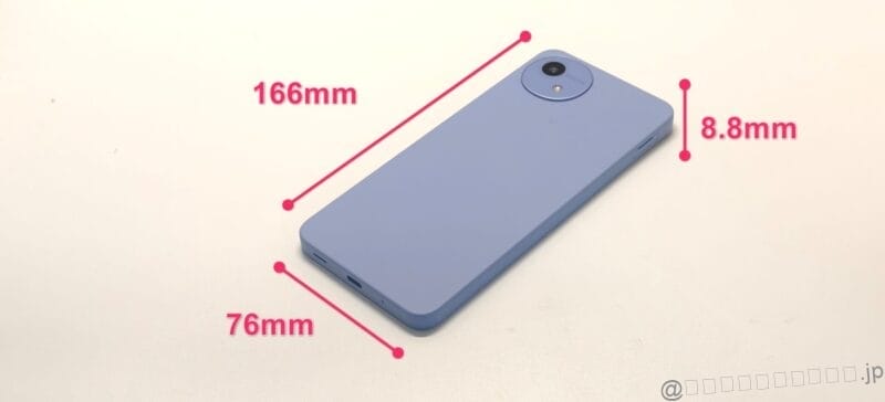 AQUOS wish5 レビュー AQUOS wish5の本体サイズ