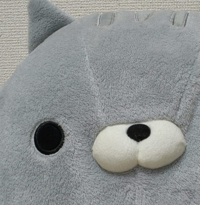 クマのぬいぐるみを室内でフロントカメラ撮影した一枚 | モバイル比較レビュー.jp OPPO Find X9 カメラ クマのぬいぐるみを室内でフロントカメラ撮影した一枚