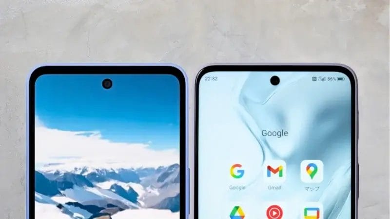 AQUOS wish5とnubia S2の違い ディスプレイデザイン イメージ画像